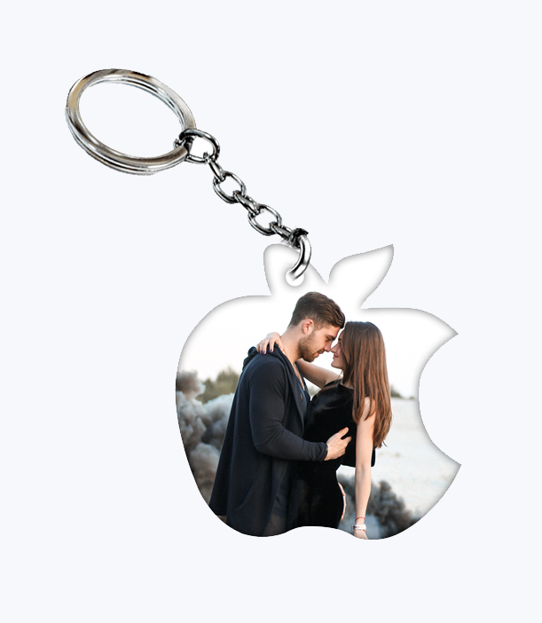 Apple Cut Keychain