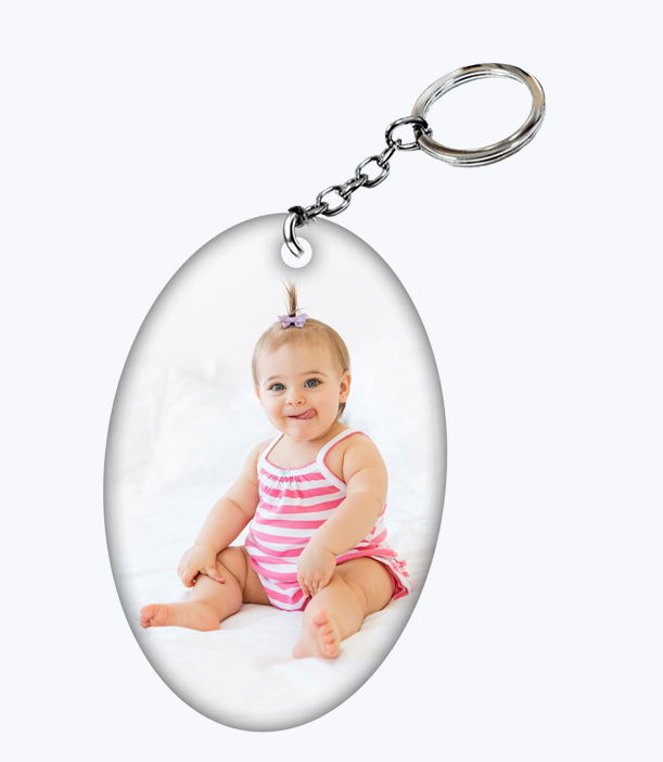 Oval Keychain
