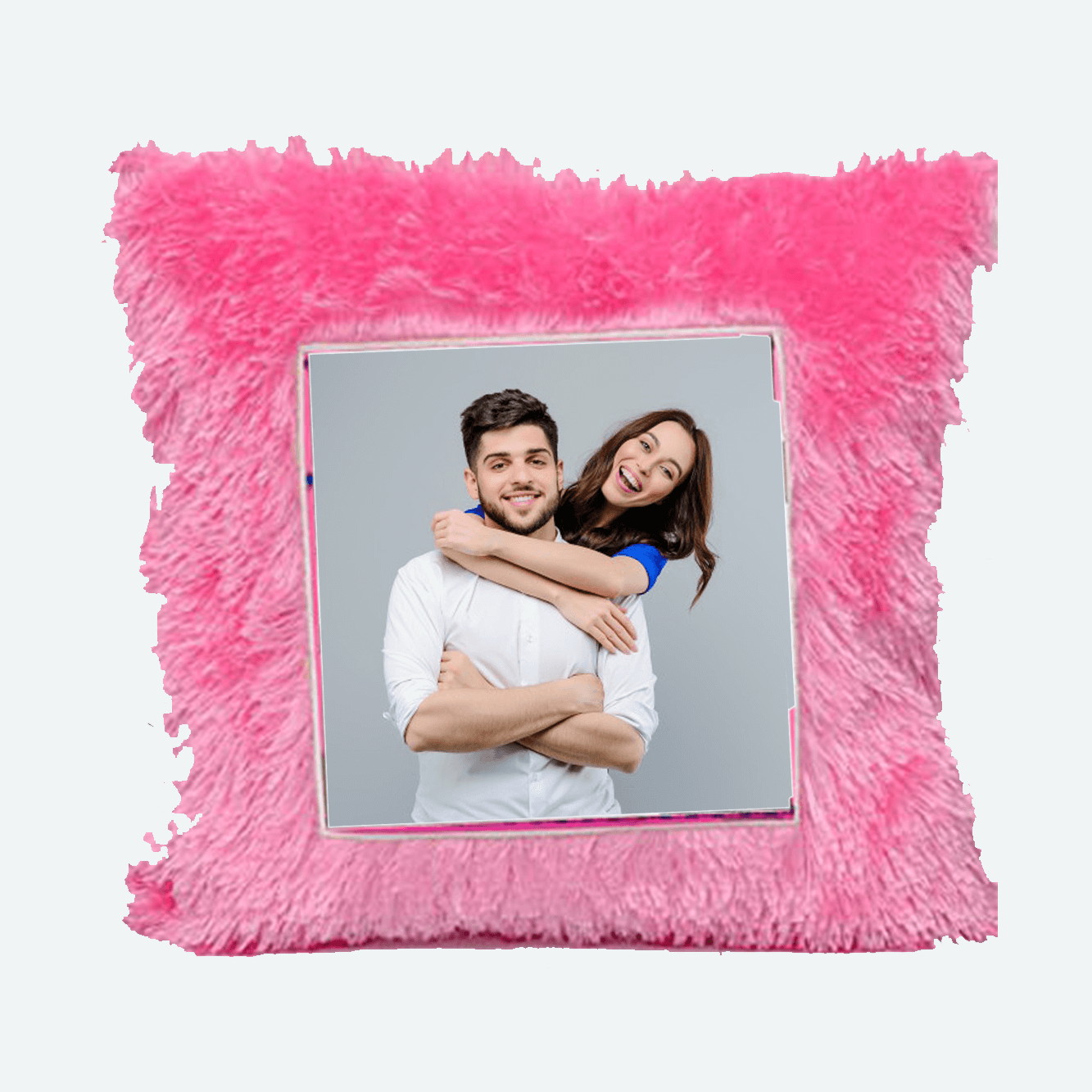 Light Pink Square Cushion