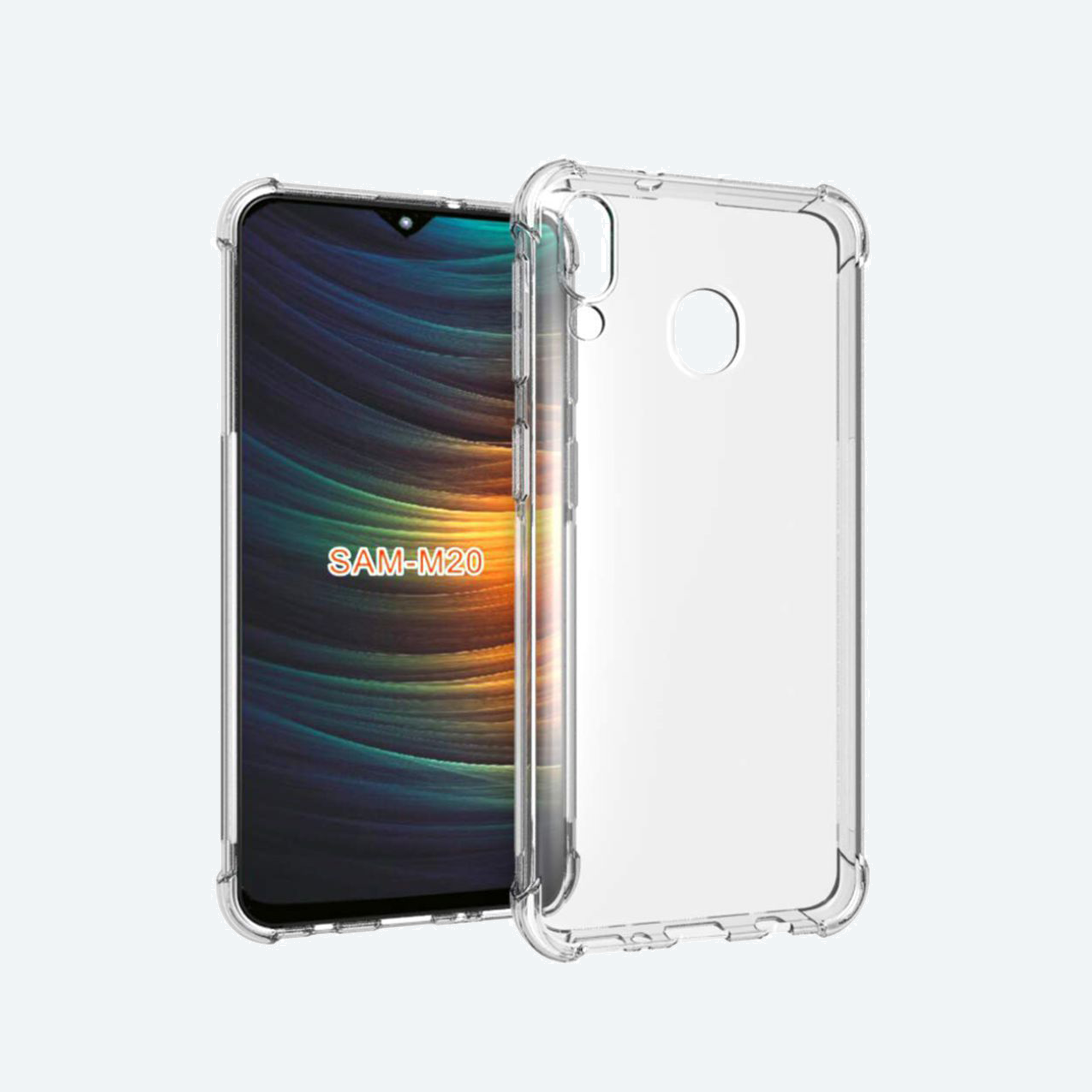 Samsung Galaxy M20 Transparent Back Cover