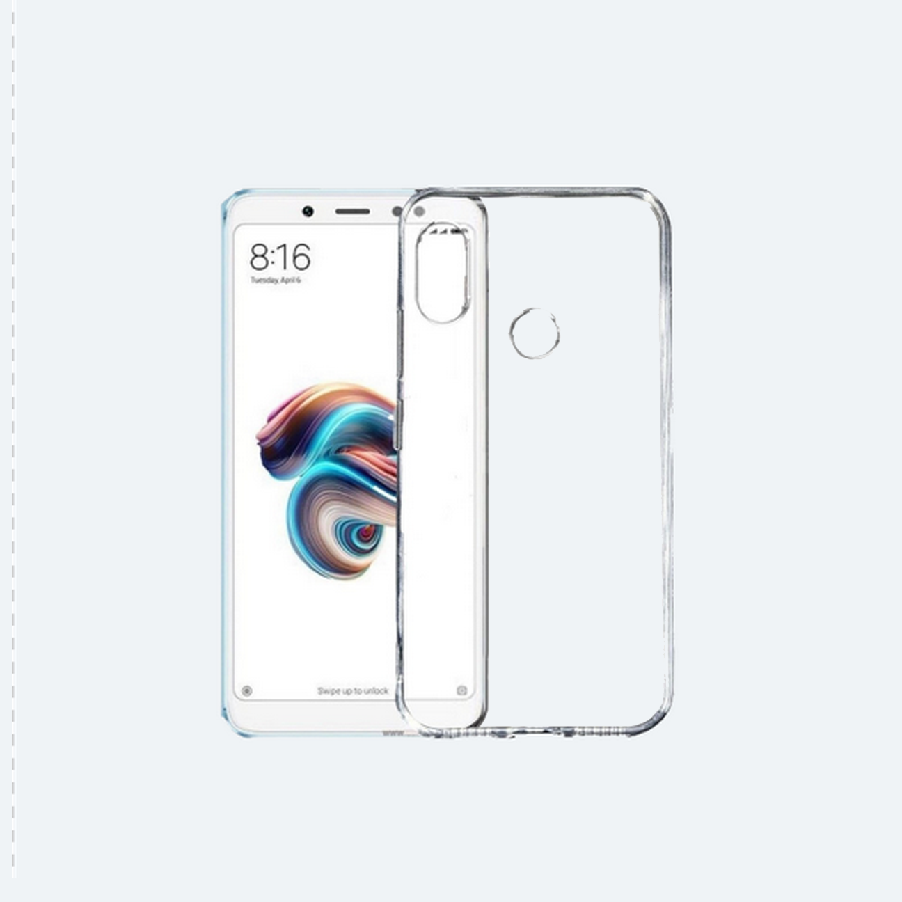 Xiaomi Mi A2 Transparent Back Cover
