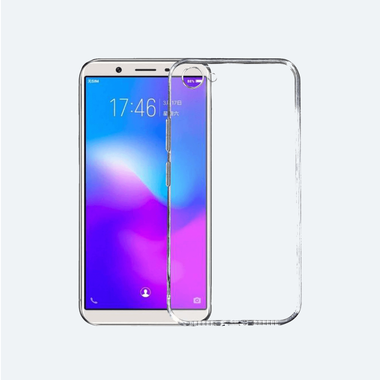 Oppo A71 (2018) Transparent Back Cover