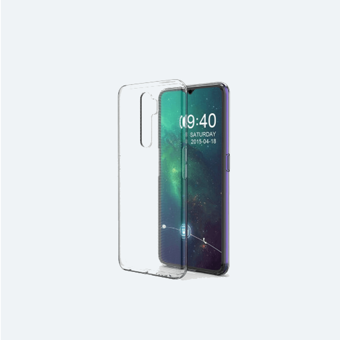 Oppo A9 2020 Transparent Back Cover