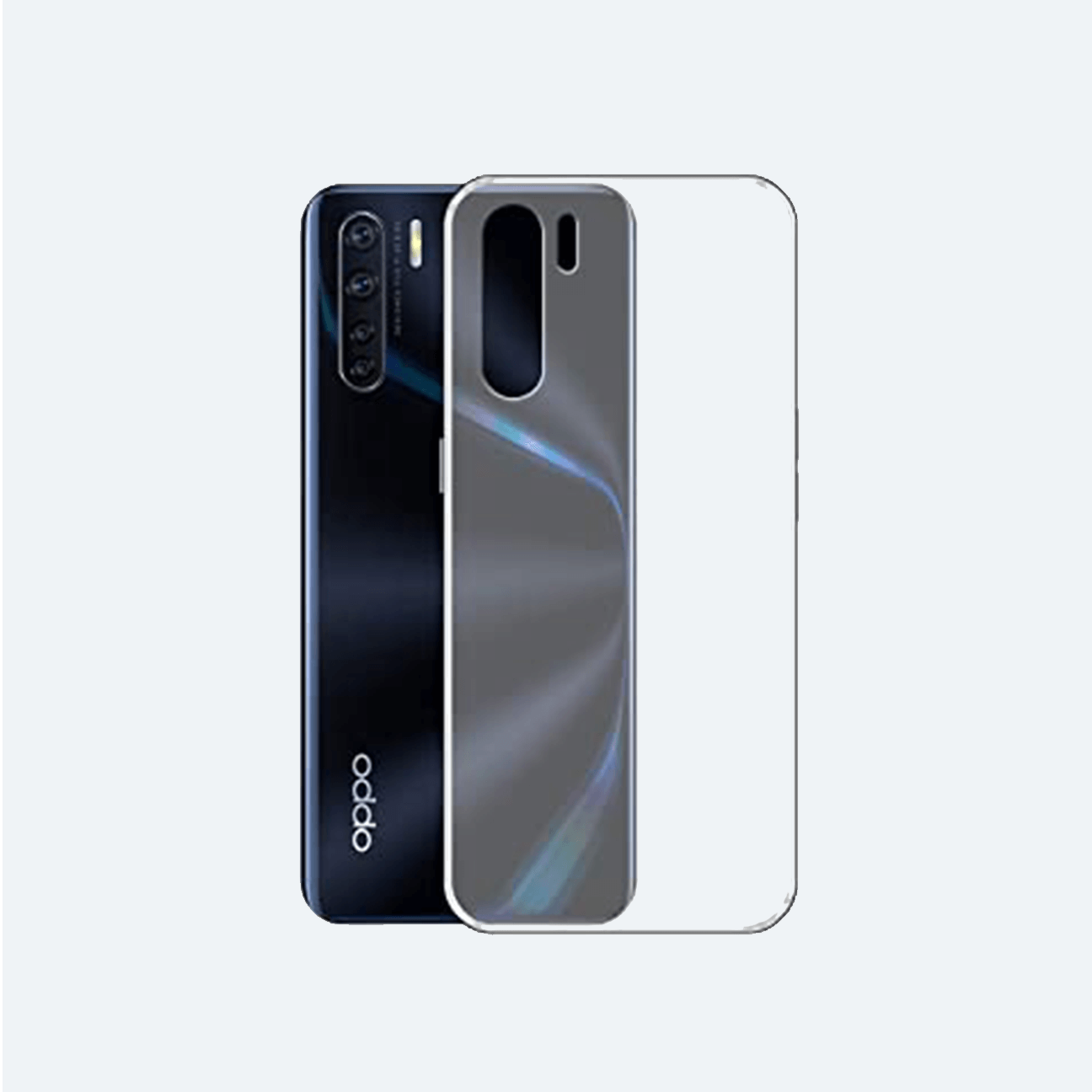 Oppo F15 (2020) Transparent Back Cover