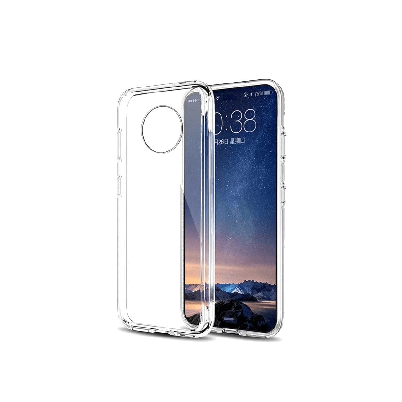 oneplus 7t transparent back cover