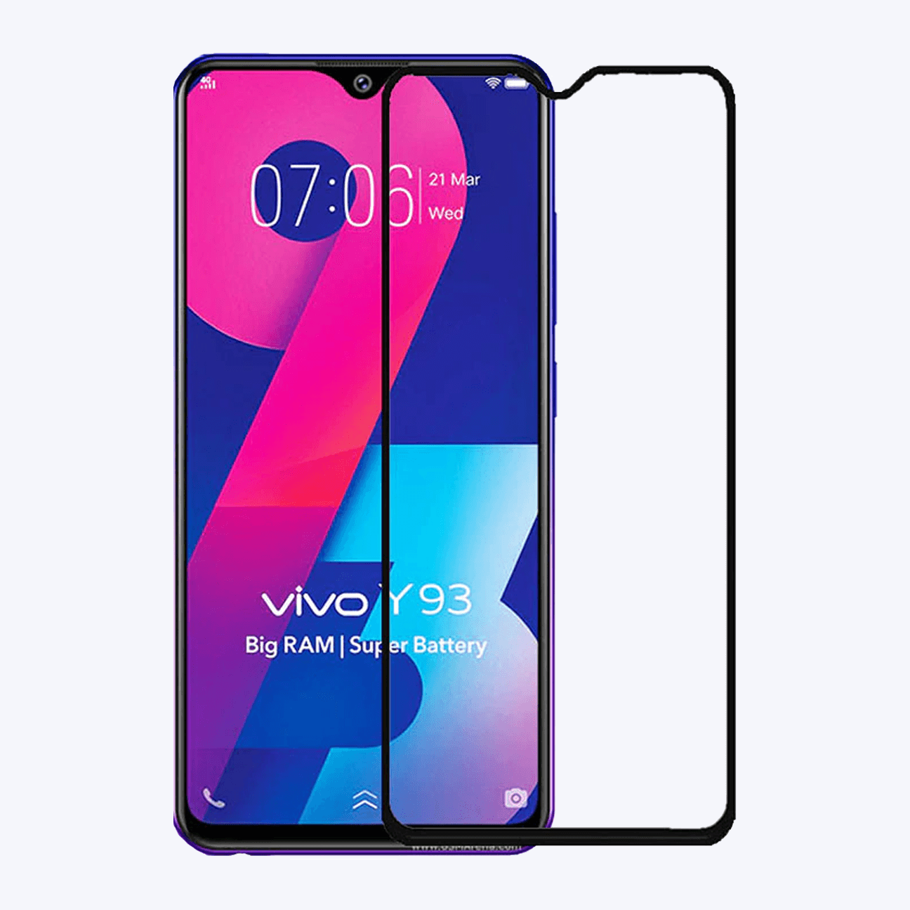 Vivo Y93 (Fingerprint) 11D Mobile Glass
