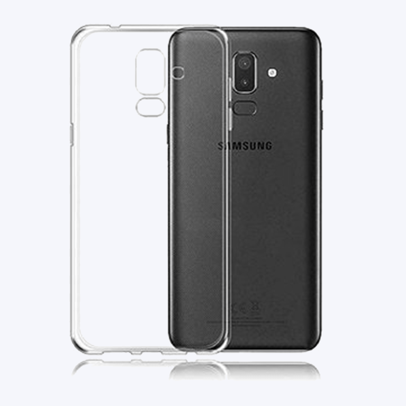 Samsung Galaxy J8 Transparent Back Cover