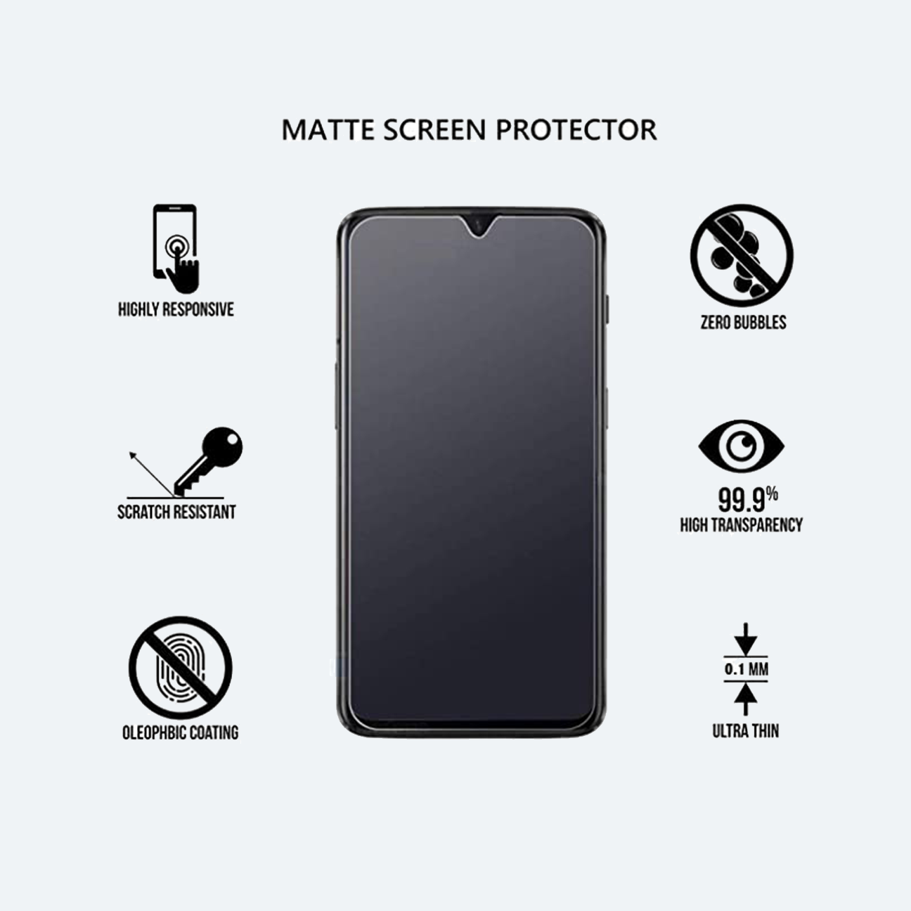 Samsung Galaxy On7 Pro Matte Unbreakable Glass