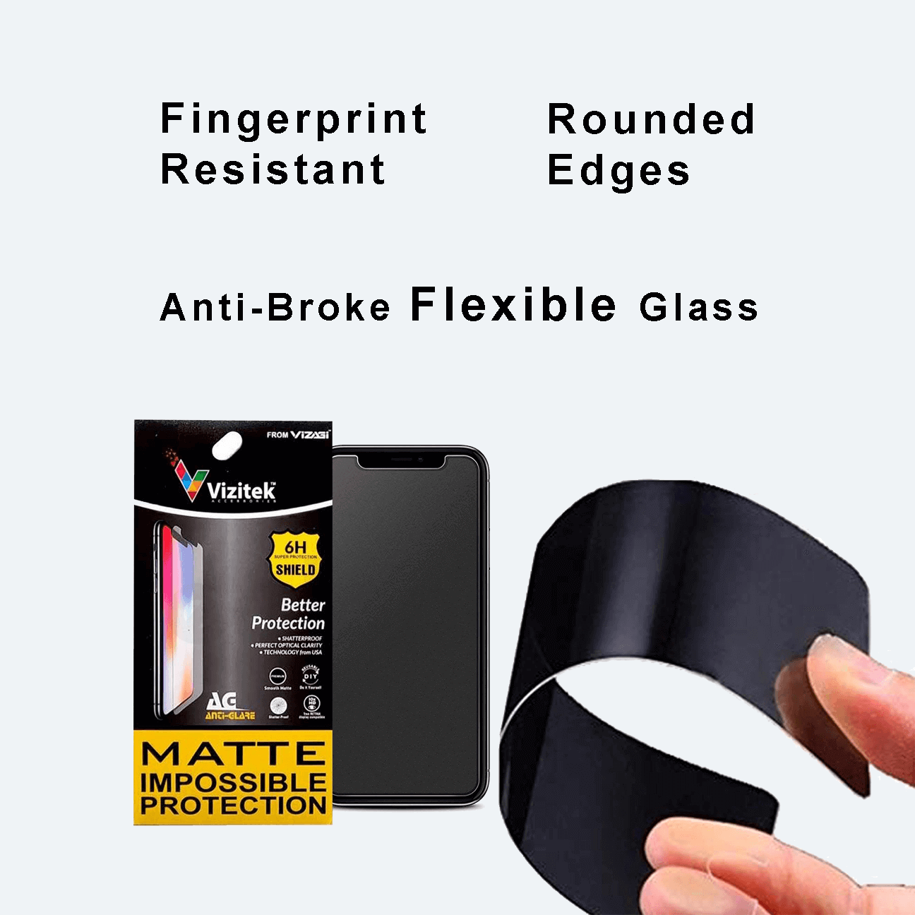 Vivo Y93 (Fingerprint) Unbreakable Glass