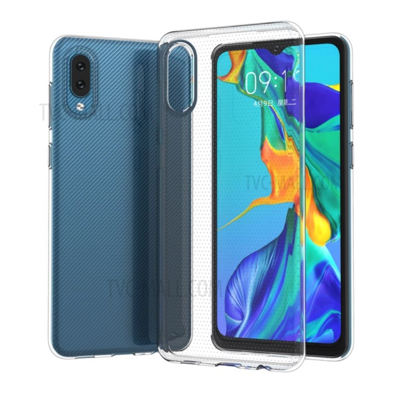 Samsung Galaxy A02 Transparent Back Cover