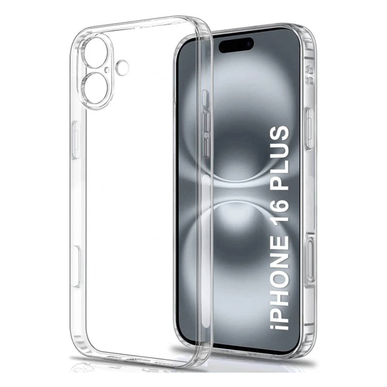 iPhone 16 Plus Transparent Back Cover