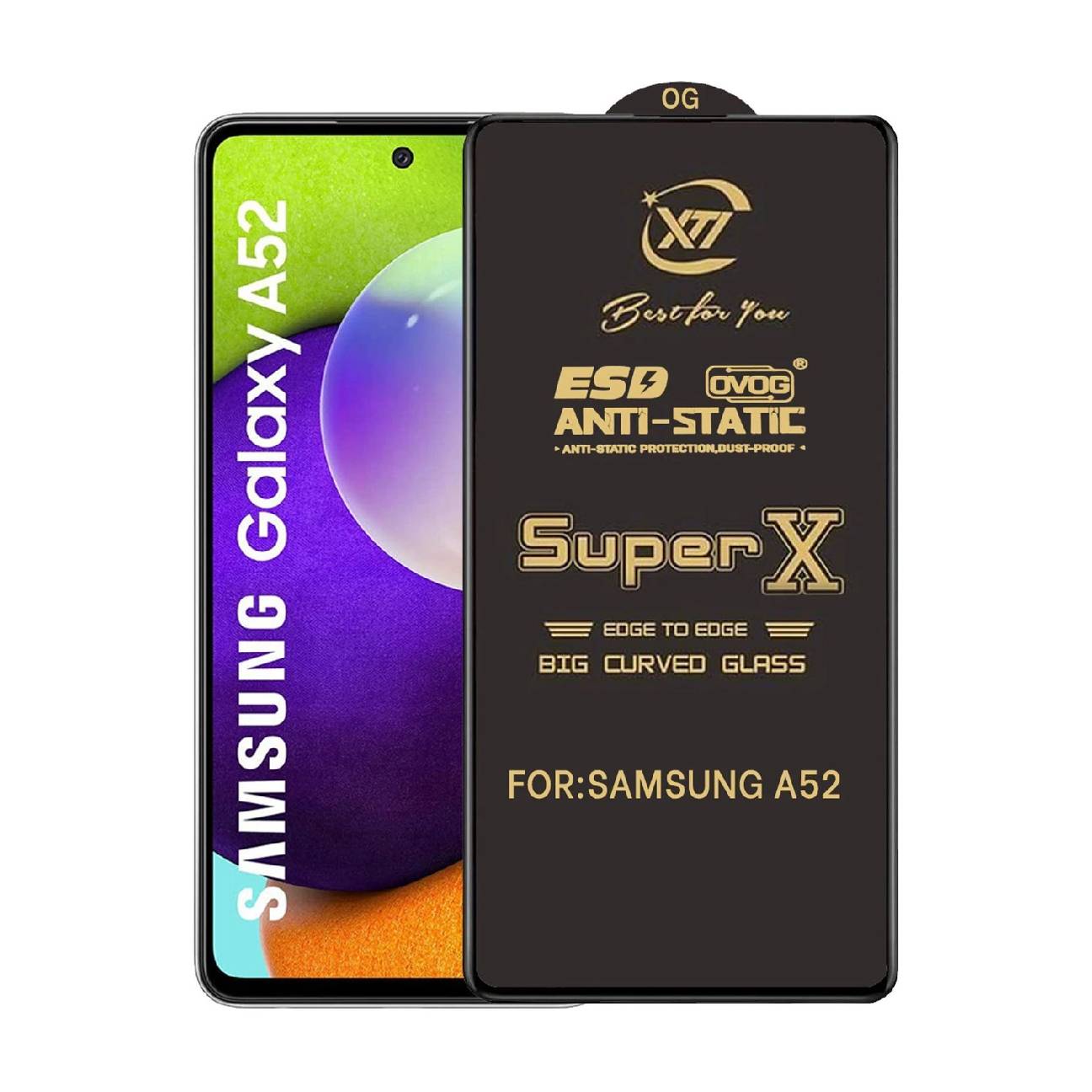 Samsung Galaxy A52 11D Tempered Glass Screen Protector