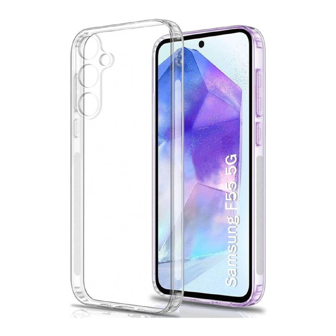 Samsung Galaxy F55 5G Transparent Back Cover