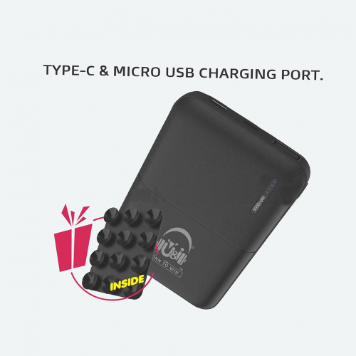 U&I Space Series 5000 mAh Power Bank UiPB-2801