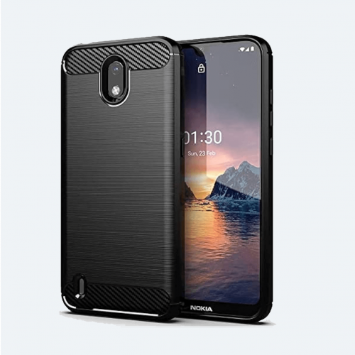 Nokia C01 Plus Black Silicon Back Cover thumbnail