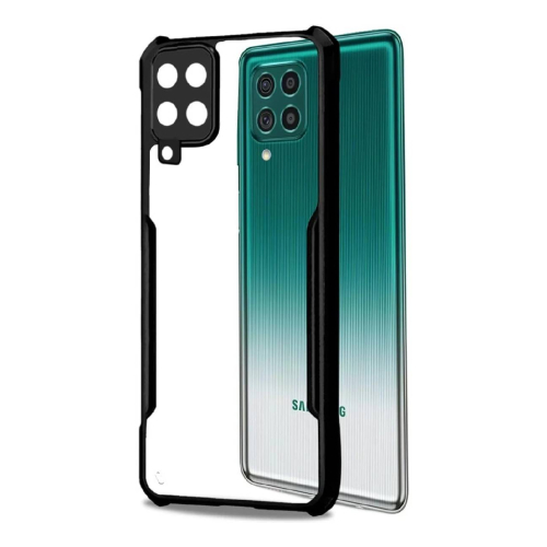 Samsung Galaxy M42 5G Shockproof Crystal Clear Bumper Case with Acrylic Back, TPU Frame & Camera Protection