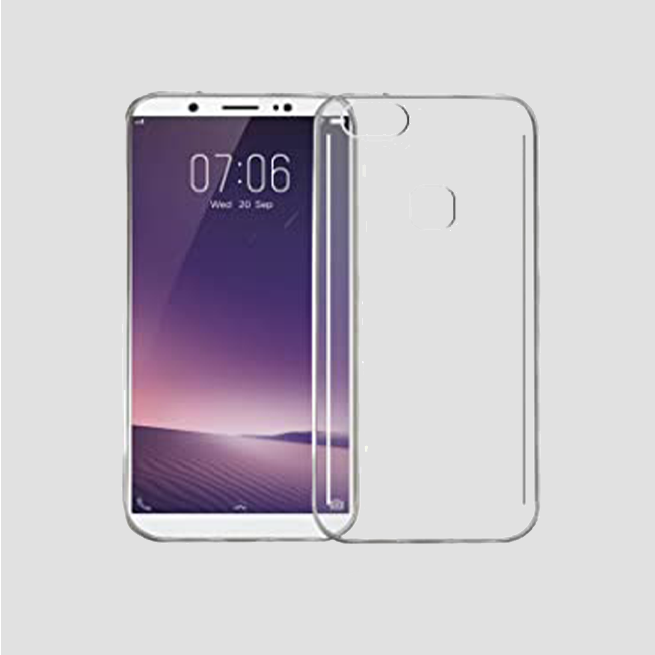 Vivo V7 Transparent Back Cover