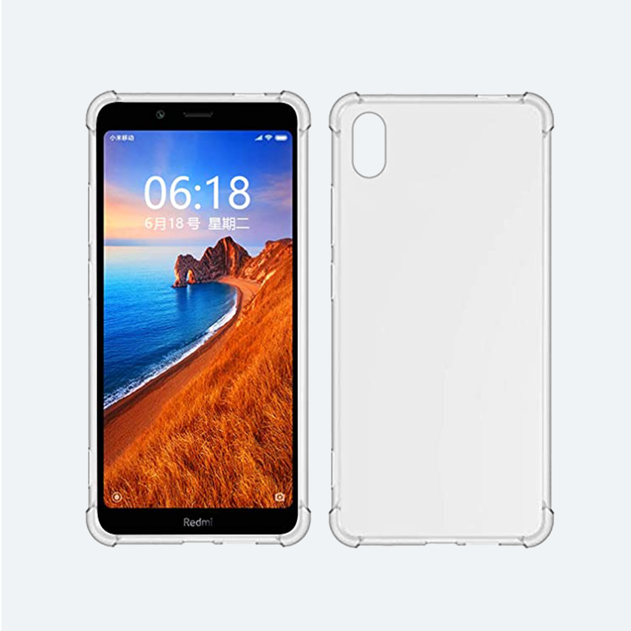 Redmi 7A Transparent Back Cover