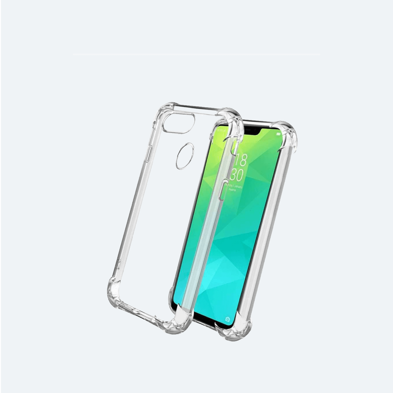 Realme 2 Transparent Back Cover