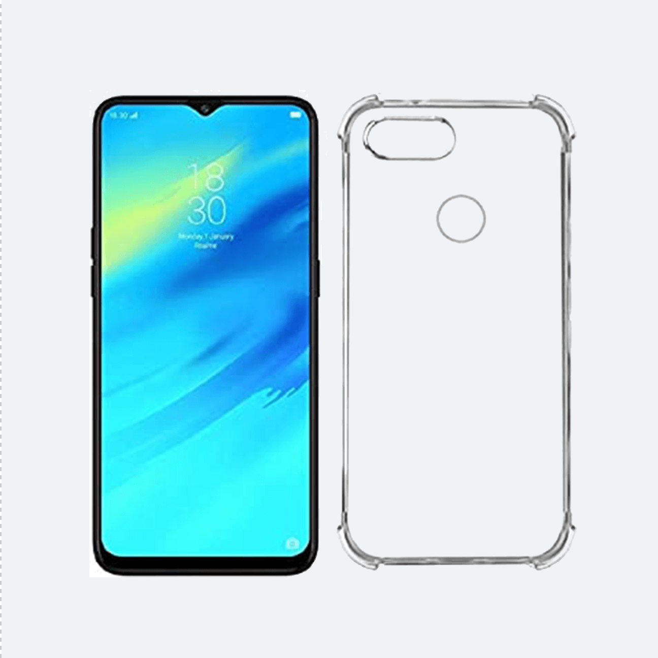 Realme U1 Transparent Back Cover