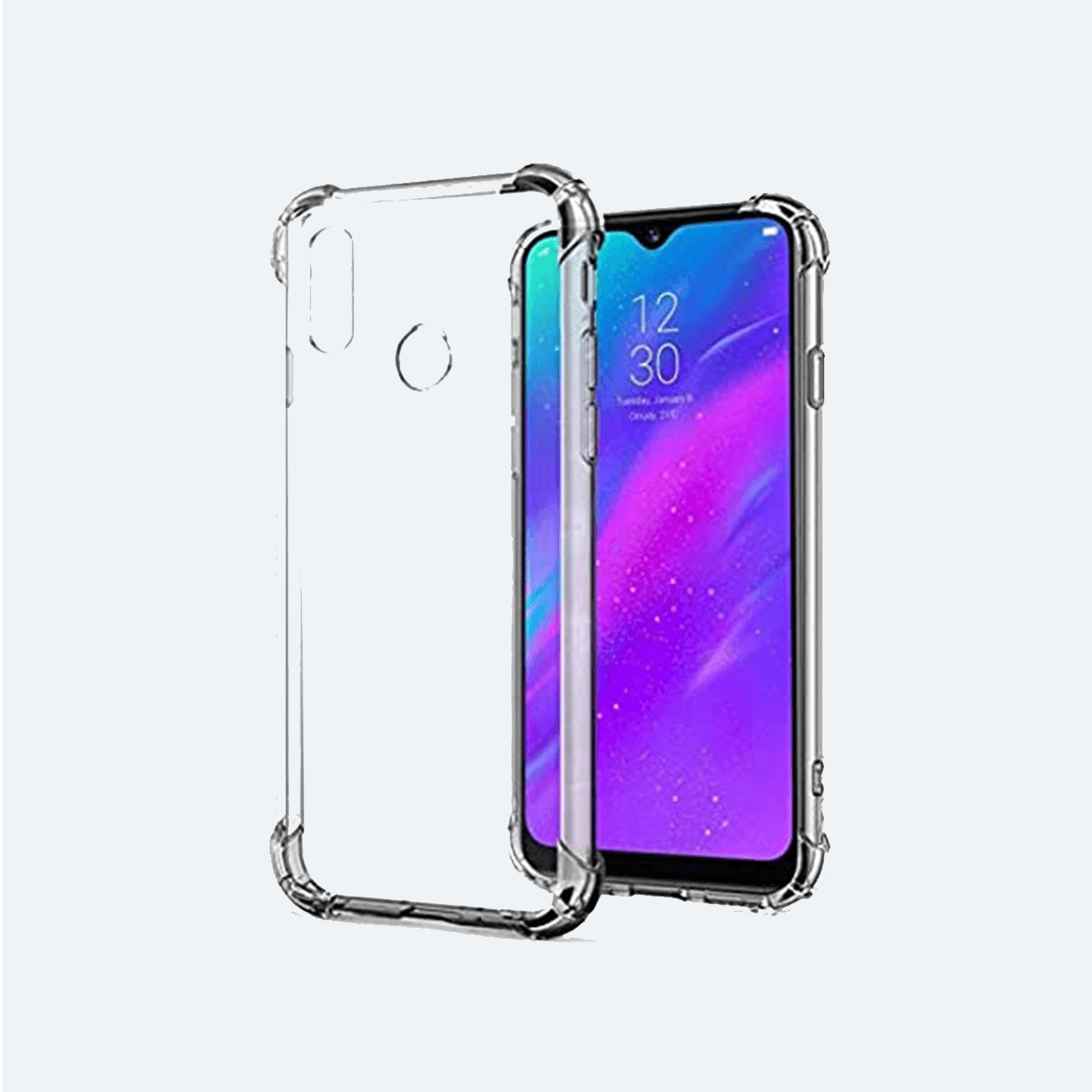 Realme 3 Transparent Back Cover