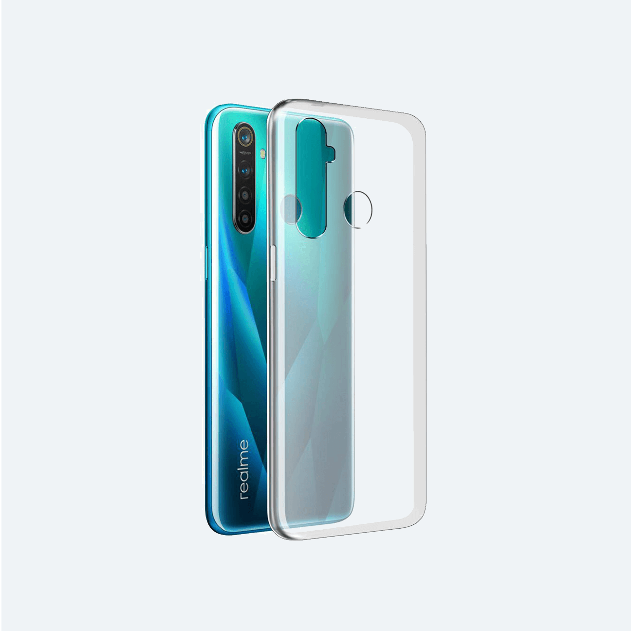 Realme 5 Pro Transparent Back Cover