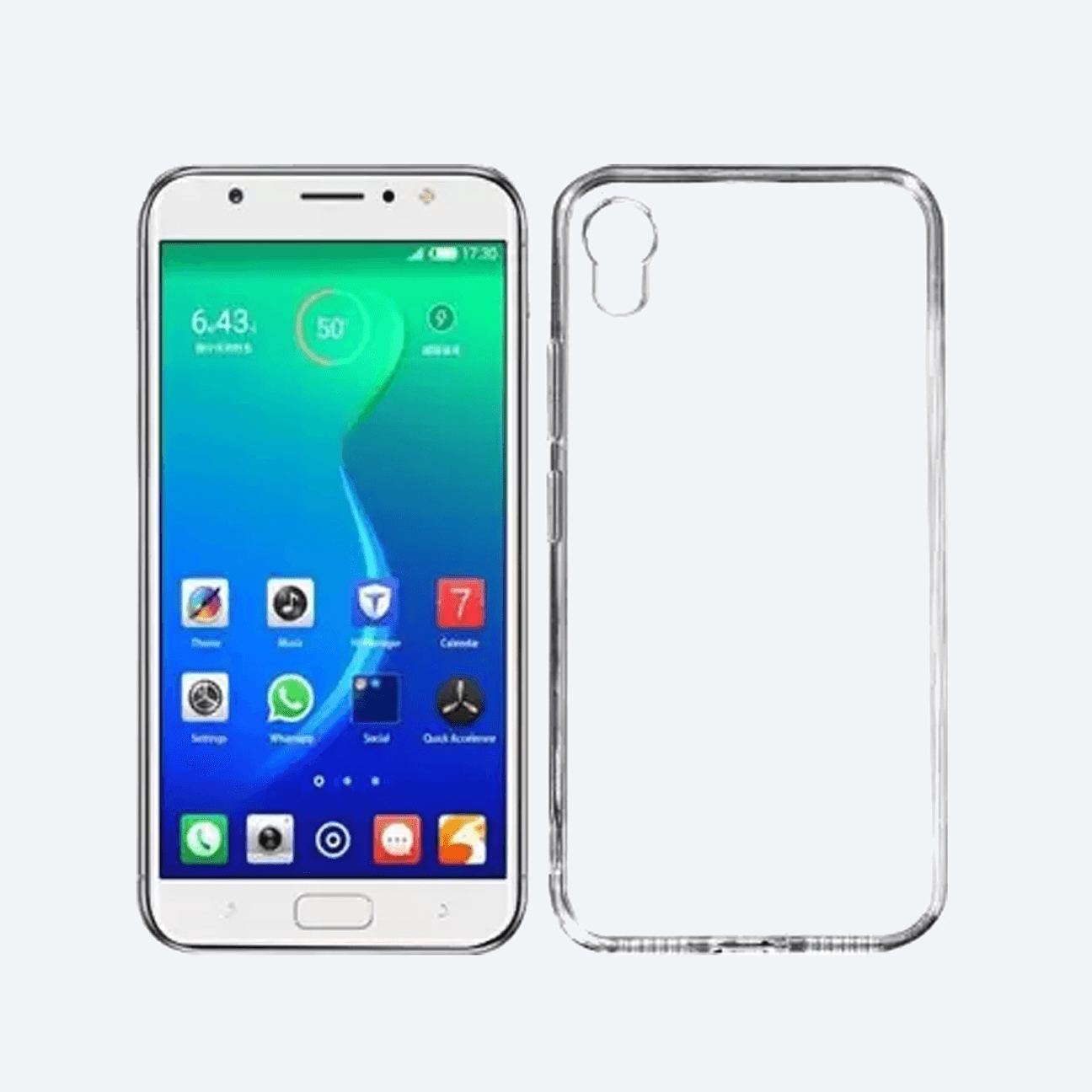 Tecno i7 Transparent Back Cover