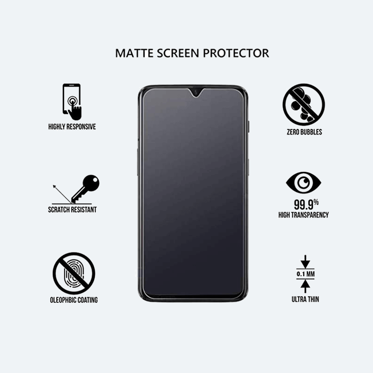Vivo Y91i (Without FingerPrint) Matte Unbreakable