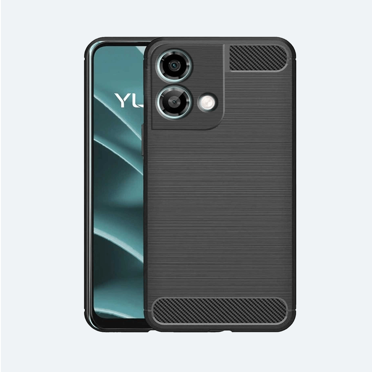 Lava Yuva 3 Pro Black Silicon Back Cover
